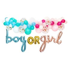 Marybelle 性別揭曉 寶寶派對 懷孕公布 性別揭曉派對 氣球組, 1套, 混色