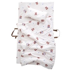 아리베베 NEW 안티 알러지 낮잠이불세트 분리형, 모카베어