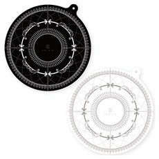 Peripia Phrase 矽膠電磁爐保護墊 220mm, 2個, 混合色