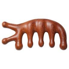 Origint 原木刮痧板 檀香木 身體 臉部 頭皮按摩器, 蝸牛, 1個