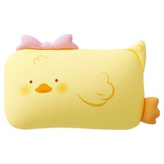 밀로앤개비 유아용 애착 동물 미니 베개커버 아리 + 마이크로 베개솜 세트, 혼합색상