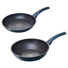 키친아트 인덕션 까사 티타늄 프라이팬 세트 2개, 혼합색상, 후라이팬 28cm + 궁중팬 30cm, 1세트