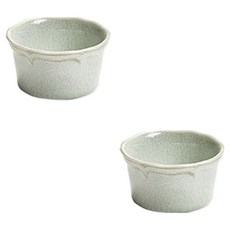 陶瓷刨冰碗 醬料碗, 2個, 綠色