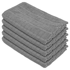 월드크린 고급 바둑 극세사 행주 그레이, 5개