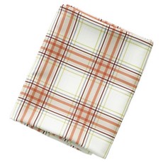 蝴蝶觸感 格紋四季薄款彈性布料, 1個, 法式珊瑚