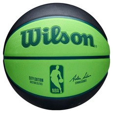 윌슨 2024 NBA팀 시티 에디션 농구공 BOSTON CELTICS, 1개, WZ4033902XB7