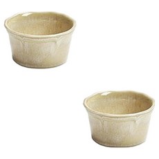 陶瓷刨冰碗醬料碗, 2個, 黃色