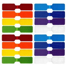 MONACO OLIVE 魔鬼氈姓名牌電線整理束帶 8件組, 2套, 混合色