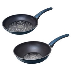 키친아트 인덕션 까사 티타늄 프라이팬 세트 2개, 혼합색상, 후라이팬 28cm + 궁중팬 28cm, 1세트