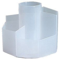 쭈비니네 다기능 연필꽂이, 투명색, 1개