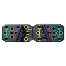 Luna Green 居家30孔伏地挺身架 一般握把, 黑色, 單一商品