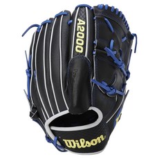 윌슨 2024 KOR A2000 B2 투수 글러브 좌투용 WTA2024KRB2BKL, 블랙, 1개