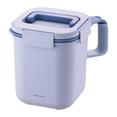 LocknLock 樂扣樂扣 雙把手廚餘回收桶 3L, 紫色, 1個