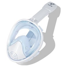 ITS LIFE 第三代全罩式浮潛面罩, 淡藍色