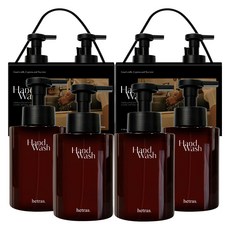 헤트라스 퍼퓸 버블 고보습 산양유 핸드워시 선물세트 데이지, 515ml, 4개