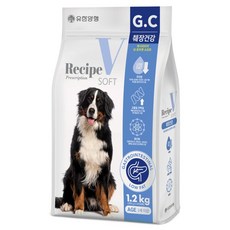 유한양행레시피브이 강아지 GI 로우팻 소프트 사료, 췌장건강, 1.2kg, 1개