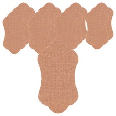 清爽膚色腋下吸汗墊 腋汗貼片 TYPE 03 深膚色, 12個