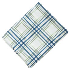 蝴蝶觸感 格紋四季薄款彈性布料, 1個, 法式藍