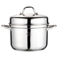 Leo Poldi Diverso 電磁爐用不鏽鋼蒸煮湯鍋, 1個, 26cm