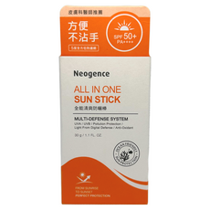 Neogence 霓淨思 全能清爽防曬棒 SPF50+ PA++++ - 高效防曬、清爽不黏膩, 1個, 30g