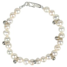 로울 여성용 Dew pearl silver bracelet