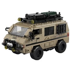 Prand 德利卡露營車積木 PB8823, 1個, 混合顏色