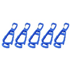 Homevanesse 露營 登山 高爾夫 防遺失手套夾, 5個, 藍色