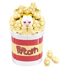 Prand 積木玩具 新朋友 D 貪心的加菲貓 M38-B1221D, 1個, 混色