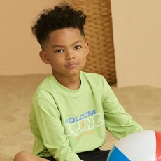 Volcom Volcom 兒童多彩大標誌防曬衣 T恤 VJCCRTE25103