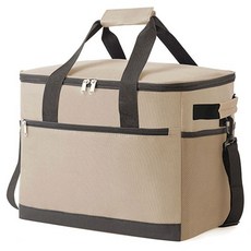 멀티네스트 보온보냉 피크닉 캠핑가방, 베이지, 30L