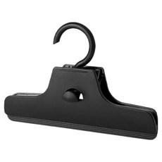 간편한 주름방지 바지걸이 집게, 1개, 블랙