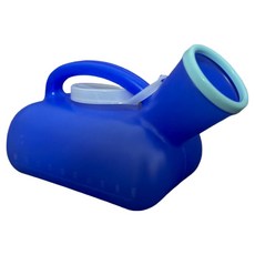 Soulrich 實用便攜式尿壺 1L, 藍色, 1個