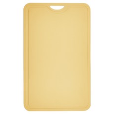 Lacena 安心 TPU 嬰兒副食品砧板, 1個, 粉彩黃