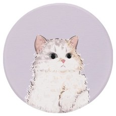 차가운 컵에 좋은 규조토 컵받침, 냥이5호, 1개