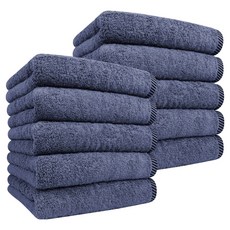 송월타월 리네르 호텔수건 175g 40수 코마사, 네이비, 10개
