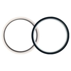 겜맥 테프론테이프 10m 2종 세트, 블랙, 화이트, 1세트