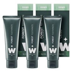 Wangta 森林清新口氣護理牙膏, 3個, 100g