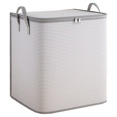 Joybos 大容量衣物棉被不織布收納整理箱, 1個, 灰色