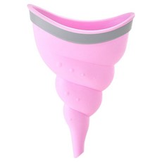 소울리치 여성용 실용적인 휴대용 소변기 깔때기, 핑크, 1개