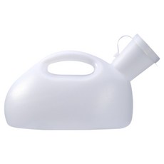 소울리치 심플한 휴대용 소변기 2L, 화이트, 1개