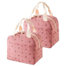 Market Pio 廚房野餐格紋便當袋 Type 1, 混合顏色, 2個