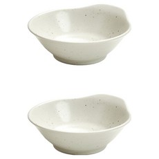 奶油風陶瓷日式小菜碗, 2個, 燕麥色