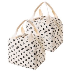 Market Pio 廚房野餐格紋便當袋 款式4, 2個, 混合顏色