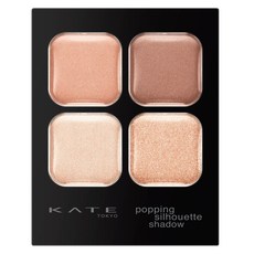 KATE 凱婷 邃影光綻眼影盒 RD-1 玫瑰光影 3.6g｜四色眼影盤 打造立體深邃眼妝, 1個