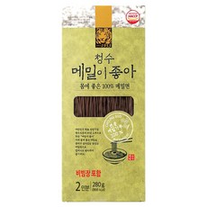 CHOUNGSOO FOOD 清水 喜愛蕎麥麵 + 拌醬組合 2人份, 1套, 280g