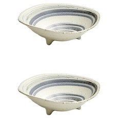 小日常 陶瓷龍捲風三腳小菜碟 大, 2個, 混合顏色