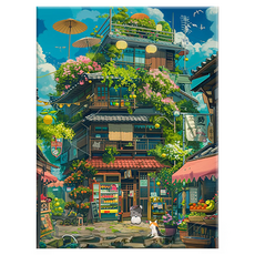 Taminayo 美好嗜好 DIY 數字油畫 40 x 50 cm, 1個, 巷弄雜貨店 A