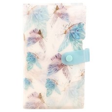 홈셀 큐티 포카 바인더 명함북 카드 홀더 11 x 19.5 cm 240매, 버터플라이, 3단