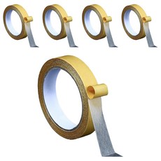 Tailstar 簡易雙面膠帶 2cm x 5m, 網狀黃色橡膠, 5個