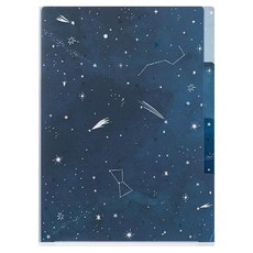 日本 MIDORI 3層資料夾 A5, 星空, 1個